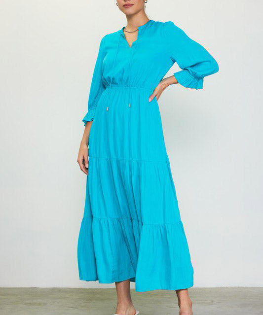 Alice Ruffle Maxi Dress