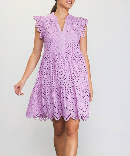 Olivia Eyelet Lace Dress